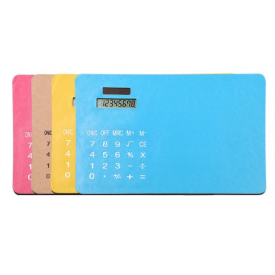 Double Purpose Custom Imprinted EVA Mouse Pad Solar Power Calculator