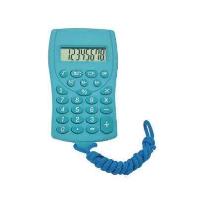 China Wholesale Handy Small 8-Digit Plastic Weight mini Calculator Lanyard