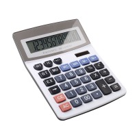 HY-2766 2-Power Standard Function Desktop Electronic Calculator 12 Digits