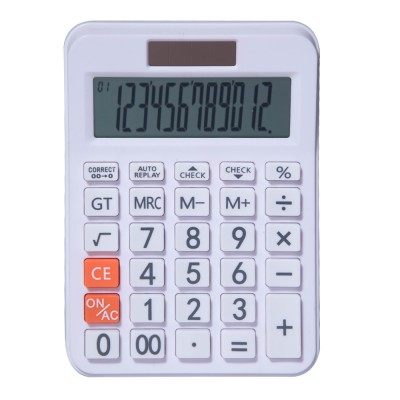 Office Items List Electronic Digital Products 12 Digit Big Display Calculator