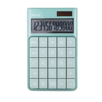 Latest Innovative Products Solar Panel Green Color Commerce  Handheld Desktop Calculator