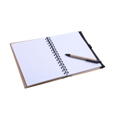 Eco Notebook with Calculator Multifunction Kraft Paper Notebook with Pen