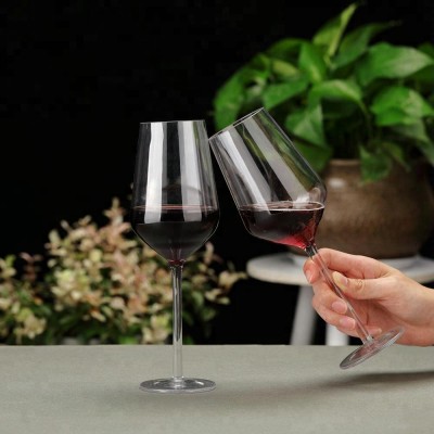 2018 High Quality Dishwasher Safe Unbreakable 100% Tritan Plastic Crystal Red Wine Glass