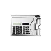 Wholesale Cheap 8 Digit Mini Business Card Holder Calculator with Mini Pen