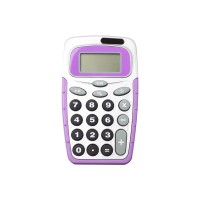 Custom 8 Digit Dual Power Thin Pocket Calculator